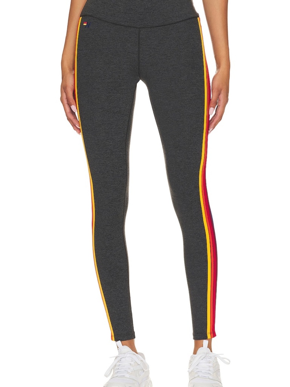 Aviator Nation High Rise 5 Stripe Leggings